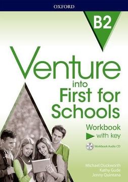portada Venture First for Schools b2 Workbook With key Pack (in English)