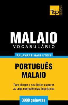 portada Vocabulário Português-Malaio - 3000 palavras mais úteis