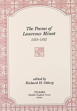 portada Poems of Laurence Minot, 1333-1352pb (en Inglés)