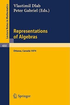 portada representations of algebras (en Inglés)