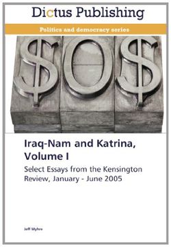 portada Iraq-Nam and Katrina, Volume I: Select Essays from the Kensington Review, January - June 2005
