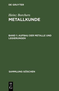 portada Aufbau der Metalle und Legierungen (en Alemán)