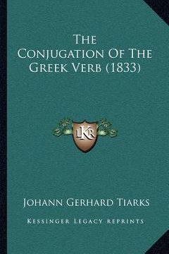 portada the conjugation of the greek verb (1833)