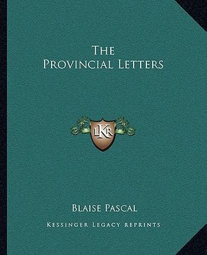 portada the provincial letters (en Inglés)