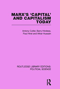 portada Marx's Capital and Capitalism Today Routledge Library Editions: Political Science Volume 52