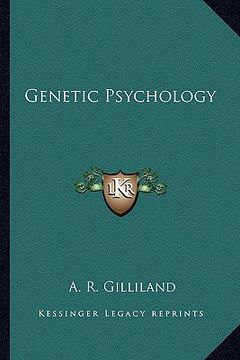 portada genetic psychology (in English)