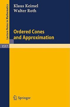 portada ordered cones and approximation (en Inglés)