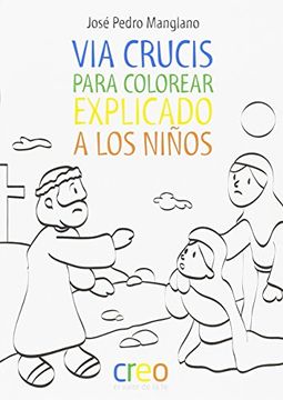 portada Via Crucis Para Colorear: Explicado a los Niños