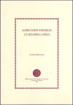 portada Alfred North Whitehead: Un Metafísico Atípico (Biblioteca Javier coy D'estudis Nord-Americans)
