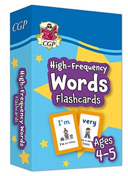 portada New High-Frequency Words Flashcards for Ages 4-5: Perfect for Home Learning (en Inglés)