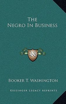 portada the negro in business (en Inglés)