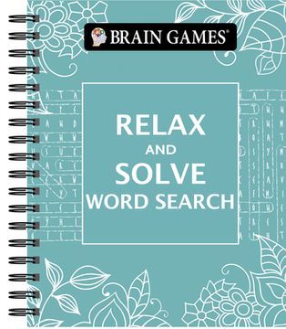 portada Brain Games - Relax and Solve: Word Search (Teal)