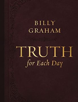 portada Truth for Each Day, Large Text Leathersoft: A 365-Day Devotional (en Inglés)