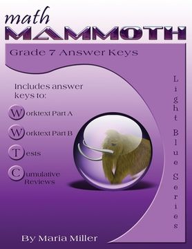portada Math Mammoth Grade 7 Answer Keys (in English)