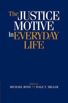 portada The Justice Motive in Everyday Life (in English)