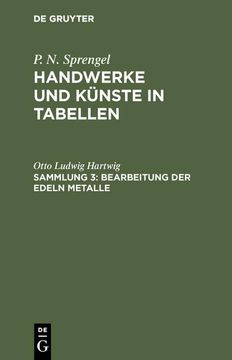 portada Bearbeitung der Edeln Metalle (en Alemán)