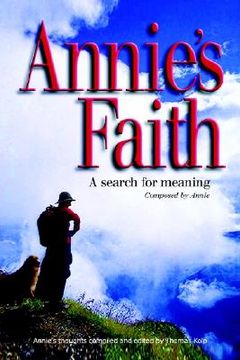 portada annie's faith: a search for meaning (en Inglés)