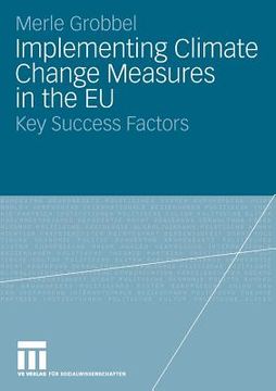 portada implementing climate change measures in the eu: key success factors (en Inglés)