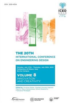 portada Proceedings of the 20th International Conference on Engineering Design (ICED 15) Volume 8: Innovation and Creativity