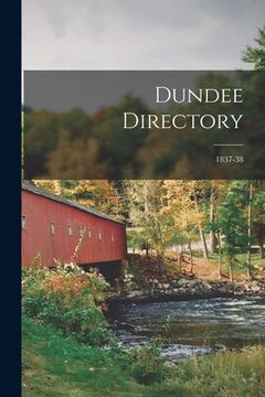 portada Dundee Directory; 1837-38 (en Inglés)