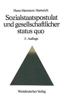 portada Sozialstaatspostulat Und Gesellschaftlicher Status Quo (en Alemán)