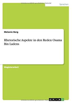 portada Rhetorische Aspekte in den Reden Osama Bin Ladens (German Edition)