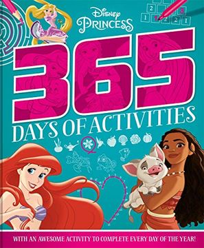 portada Disney Princess 365 Puzzles & Activities 