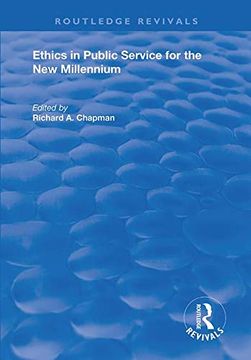 portada Ethics in Public Service for the New Millennium (en Inglés)