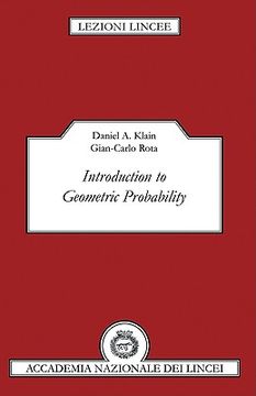 portada Introduction to Geometric Probability (Lezioni Lincee) (in English)