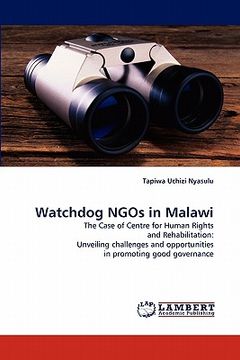 portada watchdog ngos in malawi (en Inglés)