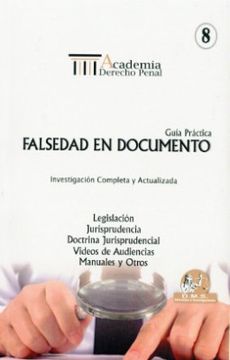 portada Falsedad en Documento Guia Practica (in Spanish)
