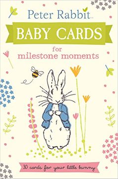 portada Peter Rabbit Baby Cards: for Milestone Moments (Beatrix Potter Gift Book)