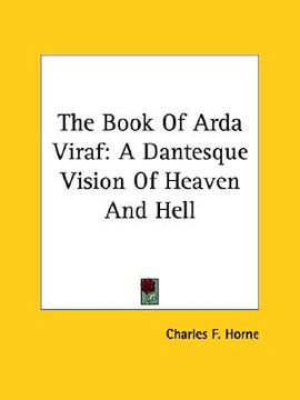 portada the book of arda viraf: a dantesque vision of heaven and hell