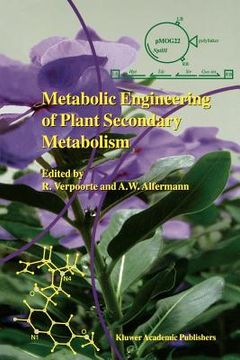 portada metabolic engineering of plant secondary metabolism (en Inglés)