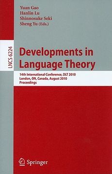 portada developments in language theory (en Inglés)