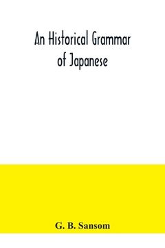 portada An historical grammar of Japanese (en Inglés)