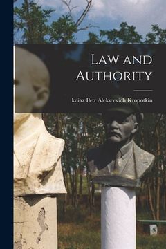 portada Law and Authority (en Inglés)