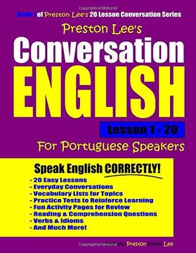 portada Preston Lee's Conversation English for Portuguese Speakers Lesson 1 - 20 (en Inglés)