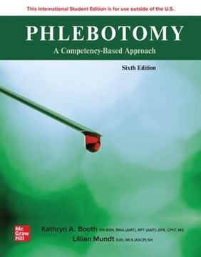 portada Ise Phlebotomy: A Competency Based Approach (Paperback)