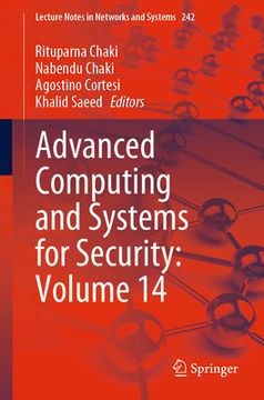 portada Advanced Computing and Systems for Security: Volume 14
