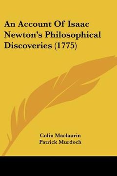 portada an account of isaac newton's philosophical discoveries (1775)