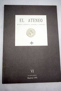 portada El Ateneo: revista científica, literaria y artística, número VI, cuarta época