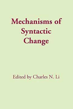 portada Mechanisms of Syntactic Change (en Inglés)