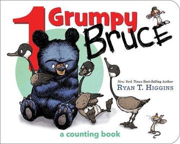 portada 1 Grumpy Bruce: A Counting Board Book (Mother Bruce Series) (in English)