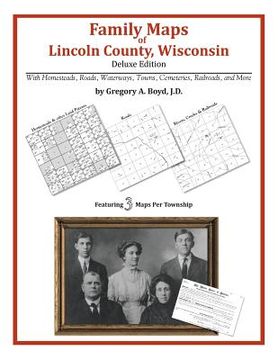 portada Family Maps of Lincoln County, Wisconsin (en Inglés)