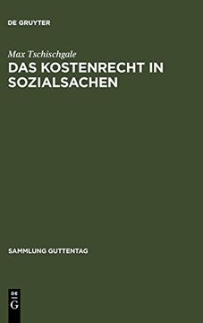 portada Das Kostenrecht in Sozialsachen (en Alemán)