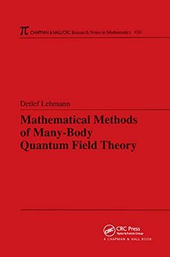 portada Mathematical Methods of Many-Body Quantum Field Theory (Chapman & Hall (en Inglés)