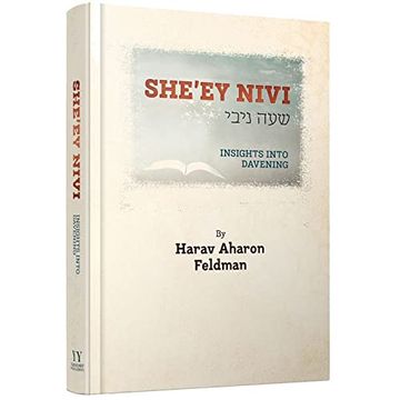 portada She'Ey Nivi: Insights Into Davening (en Inglés)