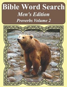 portada Bible Word Search Men's Edition: Proverbs Volume 2 Extra Large Print (en Inglés)