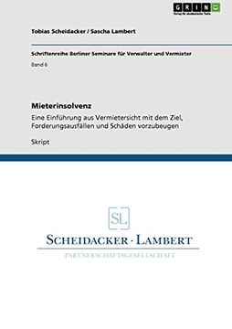 portada Mieterinsolvenz (German Edition)